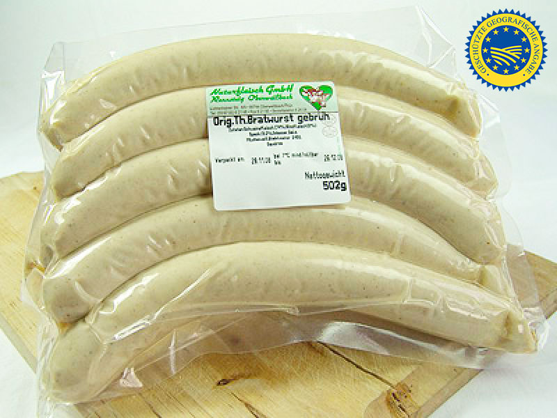 Original Thüringer Bratwurst, 5er-Pack a 100 g